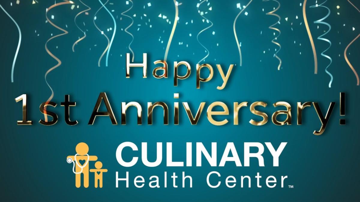 Happy 1st Anniversary Culinary Health Center!