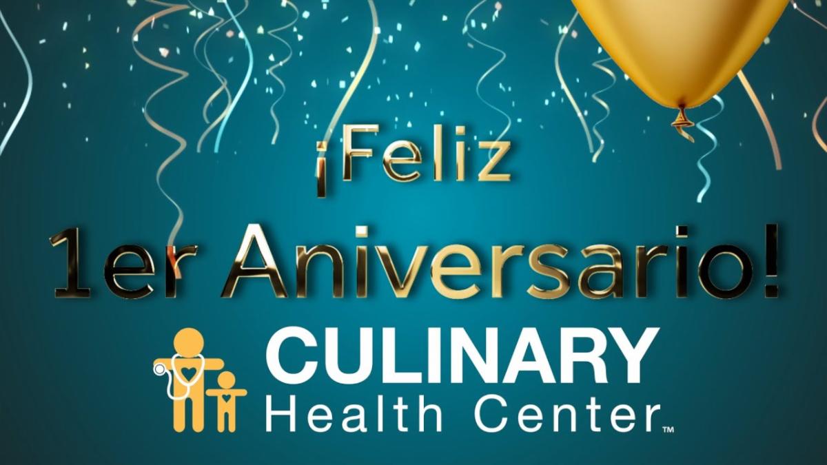 ¡Feliz ler Aniversario! Culinary Health Center!